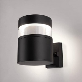 Уличный настенный светодиодный светильник Elektrostandard 1530 Techno Led чёрный 4690389163289