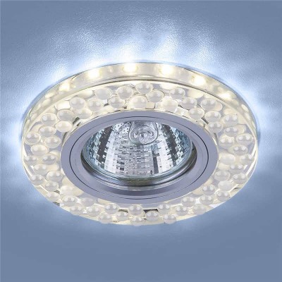 Встраиваемый светильник Elektrostandard 2194 MR16 SL/WH зеркальный/белый 4690389099298 - изображение 3 Встраиваемый светильник Elektrostandard 2194 MR16 SL/WH зеркальный/белый 4690389099298 - изображение 3