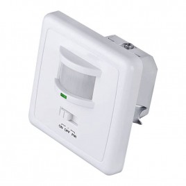 Датчик движения SNS-M-01 9m 1-1,8m 1200W IP20 160 Белый 4690389031960