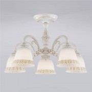 Потолочная люстра Eurosvet Campina 60107/5 белый с золотом