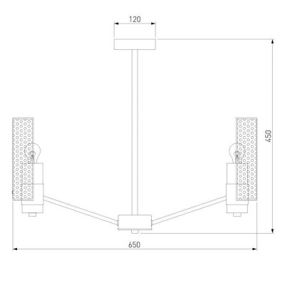 Потолочная люстра Eurosvet Grino 70139/6 латунь - изображение 2 Потолочная люстра Eurosvet Grino 70139/6 латунь - изображение 2
