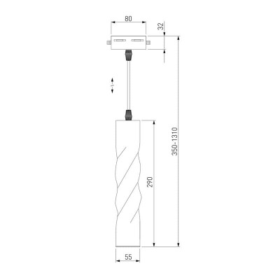 Трековый светодиодный светильник Eurosvet Scroll 50162/1 LED черный - изображение 4 Трековый светодиодный светильник Eurosvet Scroll 50162/1 LED черный - изображение 4