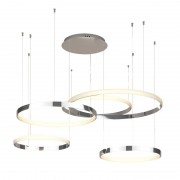 Подвесной светодиодный светильник Eurosvet Smart Posh 90275/5 хром