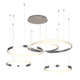 Подвесной светодиодный светильник Eurosvet Smart Posh 90275/5 хром