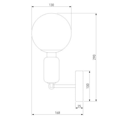 Бра Eurosvet Bubble 50251/1 золото - изображение 2 Бра Eurosvet Bubble 50251/1 золото - изображение 2