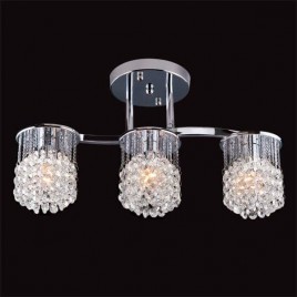 Подвесная люстра Eurosvet 3222/3 хром Strotskis