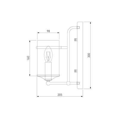 Бра Eurosvet 60040/1 античная бронза - изображение 5 Бра Eurosvet 60040/1 античная бронза - изображение 5