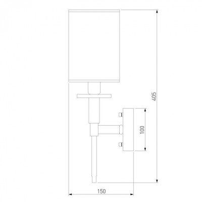 Бра Eurosvet Brielle 60132/1 латунь - изображение 2 Бра Eurosvet Brielle 60132/1 латунь - изображение 2