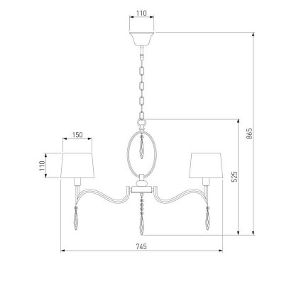 Подвесная люстра Eurosvet Madera 10127/8 хром/прозрачный хрусталь Strotskis Smart - изображение 2 Подвесная люстра Eurosvet Madera 10127/8 хром/прозрачный хрусталь Strotskis Smart - изображение 2