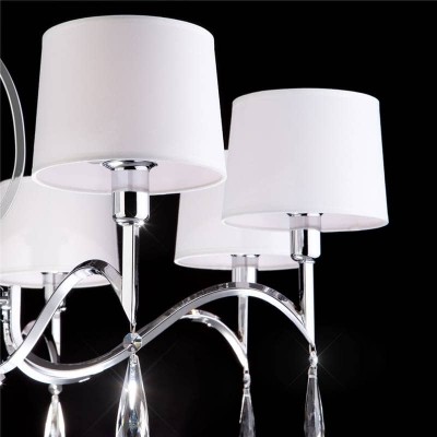 Подвесная люстра Eurosvet Madera 10127/8 хром/прозрачный хрусталь Strotskis Smart - изображение 3 Подвесная люстра Eurosvet Madera 10127/8 хром/прозрачный хрусталь Strotskis Smart - изображение 3