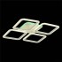 Потолочная светодиодная люстра Evoled Qutro SLE200452-04RGB - изображение 2 Потолочная светодиодная люстра Evoled Qutro SLE200452-04RGB - изображение 2