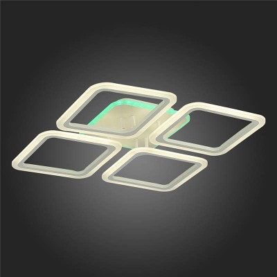 Потолочная светодиодная люстра Evoled Qutro SLE200452-04RGB - изображение 3 Потолочная светодиодная люстра Evoled Qutro SLE200452-04RGB - изображение 3