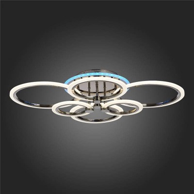 Потолочная светодиодная люстра Evoled Cerina SLE500582-06RGB - изображение 3 Потолочная светодиодная люстра Evoled Cerina SLE500582-06RGB - изображение 3