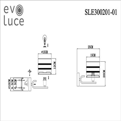 Бра Evoluce Almese SLE300201-01 - изображение 2 Бра Evoluce Almese SLE300201-01 - изображение 2