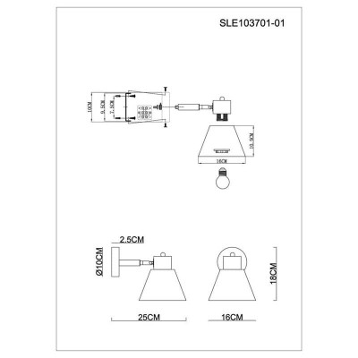 Спот Evoluce Buve SLE103701-01 - изображение 2 Спот Evoluce Buve SLE103701-01 - изображение 2