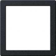 Рамка монтажная Gira System 55 черный матовый 264820