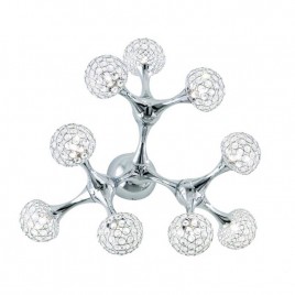 Потолочная люстра Ideal Lux Nodi Crystal PL9 093505