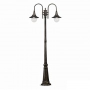 Садово-парковый светильник Ideal Lux Cima Pt2 Nero Antico 024097