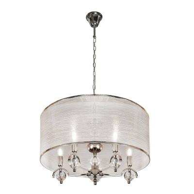 Подвесная люстра iLamp Chelsea P2400-5 Nickel - изображение 3 Подвесная люстра iLamp Chelsea P2400-5 Nickel - изображение 3