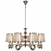Подвесная люстра iLamp Brooklyn P2401-8 Nickel