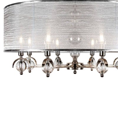 Подвесная люстра iLamp Chelsea P2400-8 Nickel - изображение 3 Подвесная люстра iLamp Chelsea P2400-8 Nickel - изображение 3