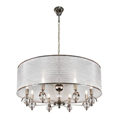 Подвесная люстра iLamp Chelsea P2400-8 Nickel - изображение 4 Подвесная люстра iLamp Chelsea P2400-8 Nickel - изображение 4