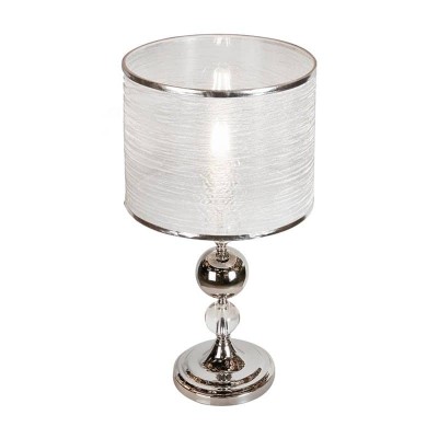 Настольная лампа iLamp Chelsea T2400-1 Nickel - изображение 3 Настольная лампа iLamp Chelsea T2400-1 Nickel - изображение 3