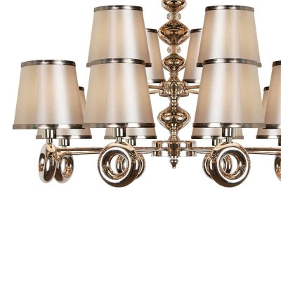 Подвесная люстра iLamp Brooklyn P2401-8+4 Nickel - изображение 3 Подвесная люстра iLamp Brooklyn P2401-8+4 Nickel - изображение 3