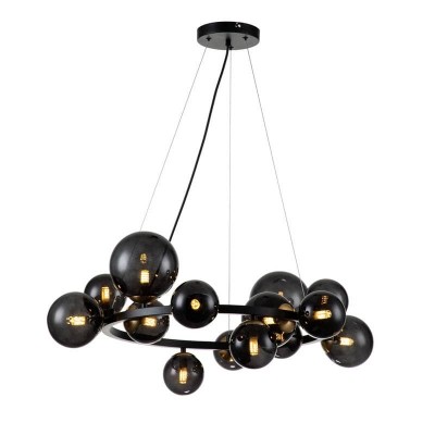 Подвесная люстра Indigo Molecola 11018/14P Black V000194 - изображение 4 Подвесная люстра Indigo Molecola 11018/14P Black V000194 - изображение 4