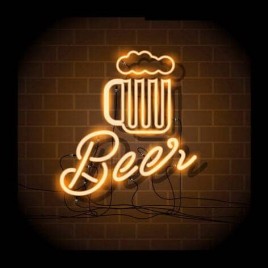 Картина на холсте с LED подсветкой Beer Innova FP00281, 40*40 см (6/162) Б0040130