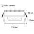 Встраиваемый светодиодный светильник Italline IT06-6019 white 4000K - изображение 2 Встраиваемый светодиодный светильник Italline IT06-6019 white 4000K - изображение 2