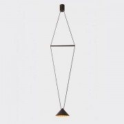 Подвесной светодиодный светильник Italline IT03-1430 black/orange