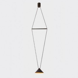 Подвесной светодиодный светильник Italline IT03-1430 black/orange