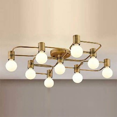 Потолочная люстра Italline Vega PL 6088/9 bronze - изображение 3 Потолочная люстра Italline Vega PL 6088/9 bronze - изображение 3