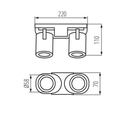 Спот Kanlux LAURIN EL-2I W 29122 - изображение 3 Спот Kanlux LAURIN EL-2I W 29122 - изображение 3
