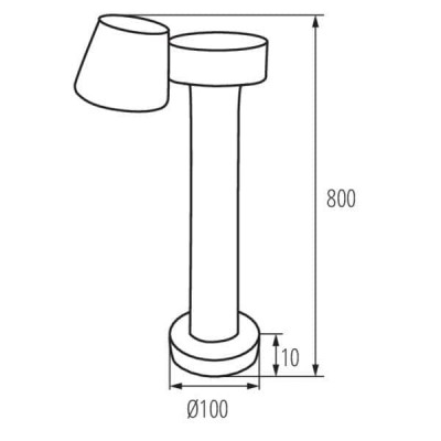 Светильник ландшафтный Kanlux DROMI LED 80 7W-GR 32533 - изображение 2 Светильник ландшафтный Kanlux DROMI LED 80 7W-GR 32533 - изображение 2