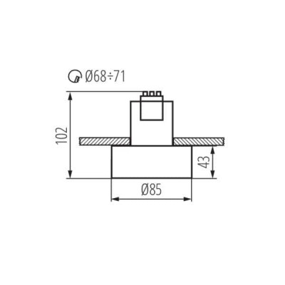 Точечный светильник Kanlux MINI RITI GU10 B/B 27578 - изображение 2 Точечный светильник Kanlux MINI RITI GU10 B/B 27578 - изображение 2