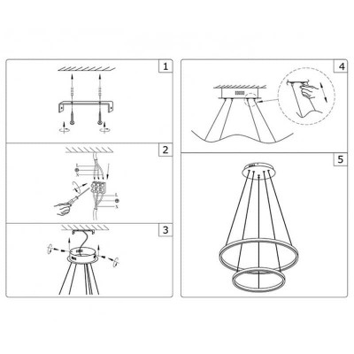Подвесной светодиодный светильник Kink Light Тор 08219,01A(4000K) - изображение 2 Подвесной светодиодный светильник Kink Light Тор 08219,01A(4000K) - изображение 2