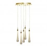 Подвесная светодиодная люстра Kink Light Асмер 07860-5A,33