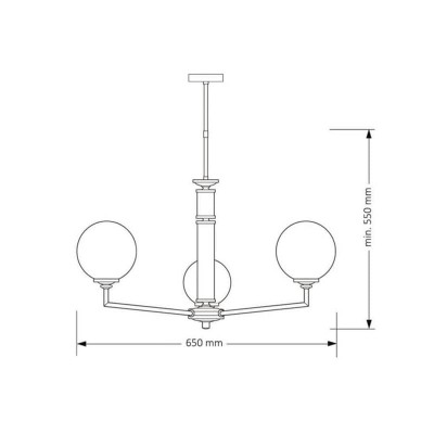 Подвесная люстра Kutek Mood Artu Glass ART-ZW-3 (N) G - изображение 2 Подвесная люстра Kutek Mood Artu Glass ART-ZW-3 (N) G - изображение 2