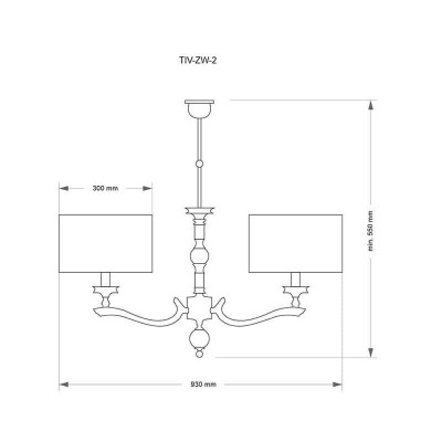 Подвесная люстра Kutek Mood Tivoli TIV-ZW-2 (N) - изображение 3 Подвесная люстра Kutek Mood Tivoli TIV-ZW-2 (N) - изображение 3