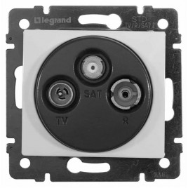 Розетка TV-FM-SAT Legrand Valena Звезда белая 774435