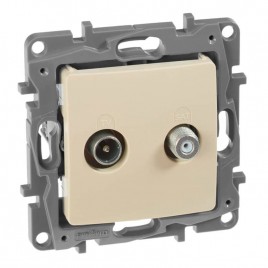 Розетка TV-SAT Legrand Etika слоновая кость 672357