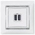 Розетка USB двойная Legrand Valena 240V/5V 2400mA белая 770470 - изображение 2 Розетка USB двойная Legrand Valena 240V/5V 2400mA белая 770470 - изображение 2
