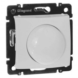 Диммер поворотный Legrand Valena 400W белый 770061