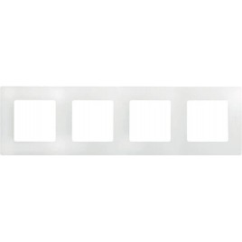 Рамка 4-постовая Legrand Etika белая 672504