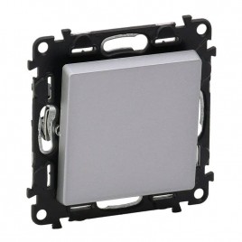Выключатель одноклавишный Legrand Valena Life 10A 250V алюминий 752601