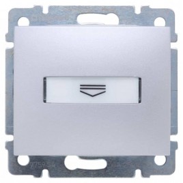 Выключатель карточный Legrand Valena с выдержкой времени и подсветкой алюминий 770234
