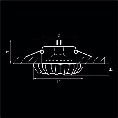 Встраиваемый светильник Lightstar Solo Ray 002120 - изображение 2 Встраиваемый светильник Lightstar Solo Ray 002120 - изображение 2