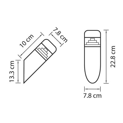 Уличный настенный светодиодный светильник Lightstar Raggio 376605 - изображение 2 Уличный настенный светодиодный светильник Lightstar Raggio 376605 - изображение 2
